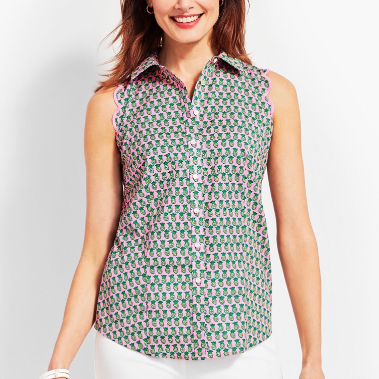 Talbots Pineapple Top